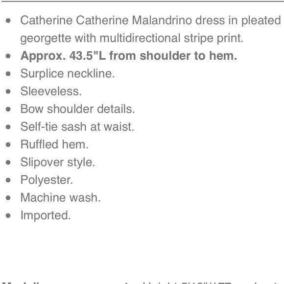 NWT Catherine Malandrino wrap dress - Picture 6 of 7